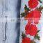 Factory OEM Embroidered Sherpa Lining Womens Denim jacket