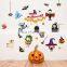 2017 New Halloween Decotation Wall Sticker , House Spirit Pumpkin Lamp Display Window Decoration Sticker