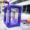 Hot sale inflatable cash tornado machine for advertising, inflatable cash cube