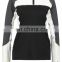 Top Quality Women Sports Shirts 100% polyester fabric 1/4 zipper raglan sleeve hoodie jacket custom private logo design