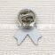 Manufacture custom souvenir badge ribbon metal flag lapel pin with epoxy