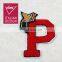 Iron-On Beaded Letter Patch/ Applique Badge On Dress
