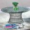 Stainless steel platner table modern classic round tea table