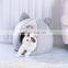 Hot Selling Luxury Semi-closed Doghouse Winter Autumn Pet House Thickened For Deep Sleep