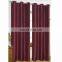 Hot selling 100% polyester solid color stripe window curtain made in china