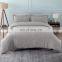 2020 Fashion Durable Solid Color Grey Water Wash Cotton  Duvet Cover Sets Bedding