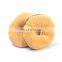 Donut shaped pet toy plush stuffed squeaky eco dog donut toy