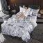 2020 new design reactive printing washed silk polyester cooling material floral 4 pcs comforter bed linen bedding set for summer