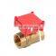 12V DC Electric Actuator PVC Ball Valve Electric Ball Valve with signal feedback