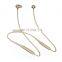Magnetic hanging neck IPX7 waterproof sports bluetooth headset