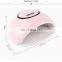 Manufacturer price ABS electric 72W best LED UV gel nail lamp nail dryer for home use