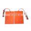 CE Flexible gas tank silicone rubber heater pad with 3m adhesive