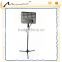 Book music stand for music sheet and mike