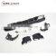 GLE diffuser with tips fit for MB GLE300 GLE320 GLE350 GLE400 to GLE63 S 4matic GLE body kits GLE63 diffuser with exhaut tips