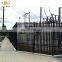 Garden steel palisade fence design