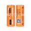 Doublepow Rechargeable lithium ion 3.7V 9250mWh cylindrical 26650 li ion rechargeable battery for flashlights