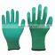 Cheap 13g Rubber Dipped Safety Glove Latex Coated Work Gloves Gloves For Construction Wholesale