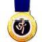 Custom promotion cheap high quality metal medal with ribbon