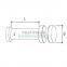 Pj-B136 Non-Adjustable Type Glass Bracket Fittings Stainless Steel Glass Mount Bracket