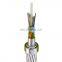 24 core outdoor g652d single mode  opgw optical fiber cable factory price
