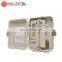 MT-1413 Wholesale wall mount type outdoor PC plastic 32 core small FTTH access fiber optic distribution cabinet