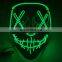 Halloween Party Promotional Party Joker Led Dress Up Adult Neon Face Masks Christmas Halloween Party Mask