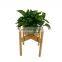 Hot sale Adjustable Plant Stand Bamboo Indoor Outdoor Planter Stand Extendable 8-12inch  for Home and Office