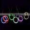 Angel Eyes Light For BMW E36 E38 E39 E46 White Car LED CCFL Halo Rings Headlight Auto DRL 4x 131&146 mm Lamp Kit
