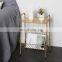 Nordic style iron art tea table INS golden disassembly sofa side a few bedrooms living room two layer set small tea table