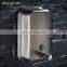 Wall mounted bathroom hotel 304 stainless steel manual liquid hand bottle metal shampoo soap pump dispenser manual 500ml 1000ml