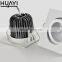HUAYI New Design Modern Aluminum White Downlight 9watt Indoor Drawing Room Recessed Led Spot Lamp