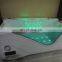 Double apron bathtub,l shaped shower bath,2 person jetted tub shower combo