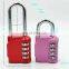 Promotional Travel Luggage Padlock Gym Lock 4 Digital Combination Lockers For Gym Padlock