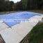 custom Inground Rectangle shape stand up heavy duty pp net mesh fabric winter swimming pool safety cover