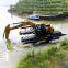 Construction Machinery Manufacturer Amphibious Excavator with Side Pontoon