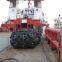 Inflatable rubber fender polyampoule ball fender solid fender