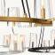 Copper Industrial Style Glass Lampshade Chandelier Ceiling Light Fixture For Living Dining Room Bedroom Kitchen Island Foyer
