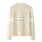 Erdos High Quality 100% Cashmere Cardigan for Women Elegant Winter V-Neck Sweater with Button Decoration Custom Logo on Front