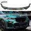 G07 M Sport Utility 4-Door Deluxe X7 High quality carbon fiber Front bumper lip Spoiler for BMW G07 X7 2019-2021