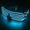 Party Decoration Bar Gift USB Charging Light up Party Glow Glasses Wholesale Flashing LED Sunglasses