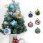 6cm/8cm Sublimation Blank Weihnachtsball Kunststoff-Weihnachtsbaumschmuck Geschenk Party- und Heimweihnachtsdekoration