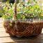 decorative hand-crafted wicker basket for sale