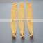flat tip human hair blonde hair extensions weft