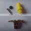 yellow and blue stainless steel ball valve rabbit nipple drinkers for poultry farm