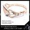 2015 Turkish new style 925 silver bangle colorful zircon with rose gold plated bangles jewelry SLS jewelry bangle
