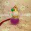 5ml mini cylinder shape Hanging empty car perfume bottle with pendant decoration