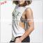 Customized Plain Round Neck Women Tank Top Loose Fit Gym T-shirt Sleeveless Fitness Yoga Wear