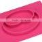 Safety Food Grade Silicone Food Container FDA and BPA free Food Grade Silicone baby plate