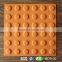300mm x 300mm Yellow Thermoplastic Polyurethane Tactile Tiles Ground Surface Indicator