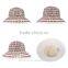 Ladies fashion handmade elegant high quality straw hat material